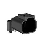 Industrial DIP Connector Featuring Tin Plated Contacts Silicone Rubber Insulator and Robust Metal Shell for Secure Connections