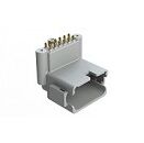 Durable DIP Connector with Copper Alloy Contacts and Robust Metal Shell Designed for Through Hole Mounting in Various Electronic Equipment