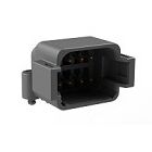 DIP Connector with sturdy metal shell copper alloy contacts and various terminal options designed for in industrial electronic systems