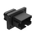 Thermoplastic DIP Connector featuring multiple terminal types and black shell designed for stable performance in temperature extremes