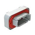 Thermoplastic shell DIP Connector with multiple terminal options designed for operating temperatures from minus 55 to plus 125 degrees Celsius