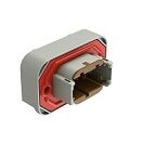 High temperature resistant DIP Connector with thermoplastic shell and various terminal options suitable for demanding electronic applications