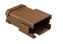 Versatile DIP Connector Featuring Brown Polyamide Housing and Various Terminal Types Suitable for in Wide Temperature Ranges