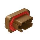 High temperature resistant DIP Connector with thermoplastic housing and various terminal configurations ensuring performance