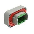 Thermoplastic DIP Connector with multiple terminal options designed for electronic connections in harsh temperature environments
