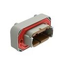 Thermoplastic DIP Connector available with multiple terminal options designed for in temperature range minus 55 to plus 125 degrees Celsius