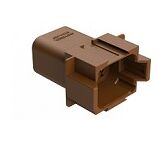 Thermoplastic DIP Connector with multiple terminal configurations designed to operate efficiently between minus 55 and plus 125 degrees Celsius