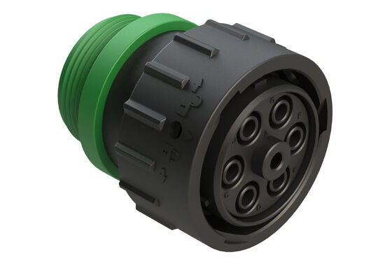 Amphenol AHDP06-24-07SN-STACL22 Rectangular  female cable connector 100A Rated Heavy Duty IP68 IP69K Waterproof Automotive Socket