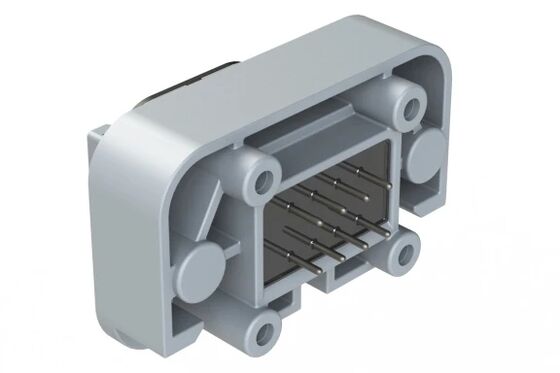 IP67 ป้องกันการเข้าของแท้ Amphenol แอททีเอ็ม15-08PB-BM04 สี่เหลี่ยมเพศชาย board Mount Connector สําหรับระบบสายรถยนต์