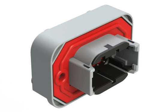 ATM13-08PB-BM04 แท้สี่เหลี่ยมผืนผ้า Board Mount Connector มาตรฐานชาย Pins อะไหล่แท้สำหรับรถวงจรรวมการเชื่อมต่อ